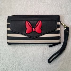 Minnie Mouse Disney Wallet, Disney Themed Wristlet